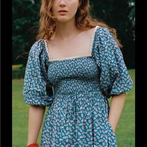 Christy Dawn Katrina dress in thistle blues